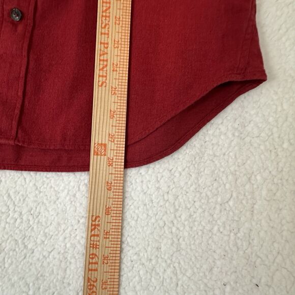 Banana Republic Men's Denny Flannel Shirt, Red Heather Size M Casual Business - Picture 10 of 11